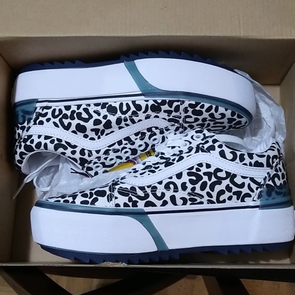 Vans Shoes - *NIB* Vans UV INK Old Skool Stacked Leopard